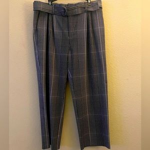 A New Day Trouser Pants size 18 (Target brand) Dark blue,grey  and cream pattern